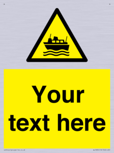Custom warning ferries crossing vessels
